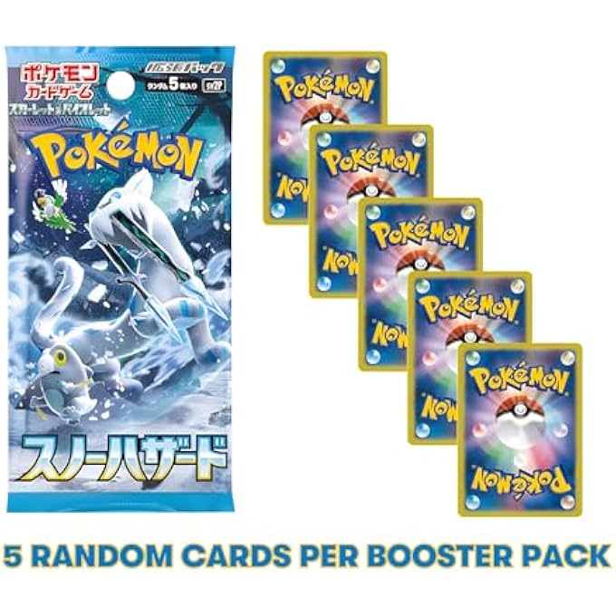 rayihni POKEMON TCG SNOW HAZARD BOOSTER BOX | 30X JAPANESE PALDEA EVOLVED BOOSTER PACKS | JAPANESE POKMON PACKS | JAPANESE POKMON CARDS | SCARLET & VIOLET SERIES - Image 4